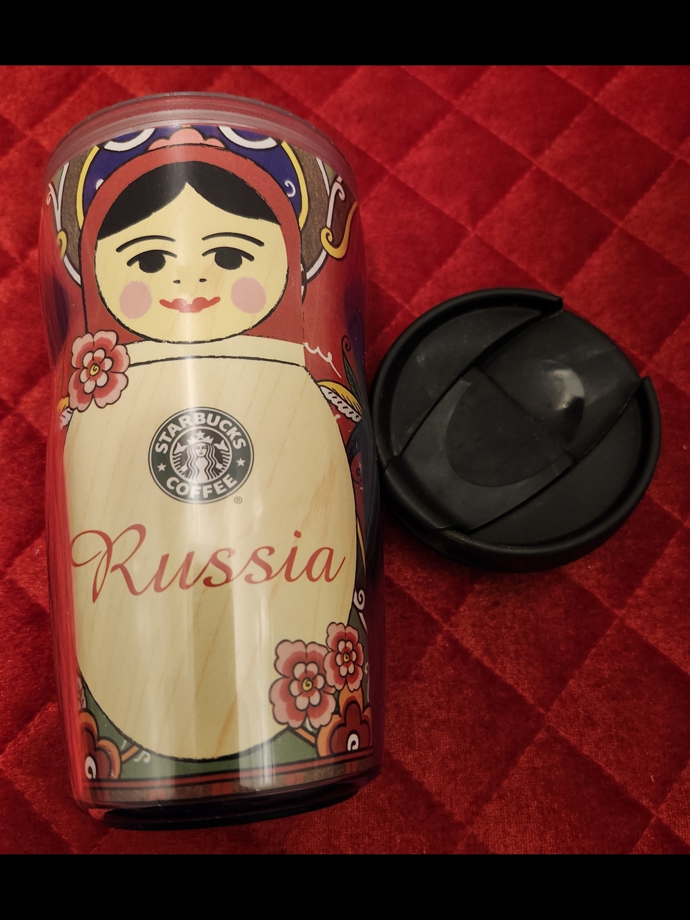 Starbucks 2007 Russia Matryoshka Travel Tumbler